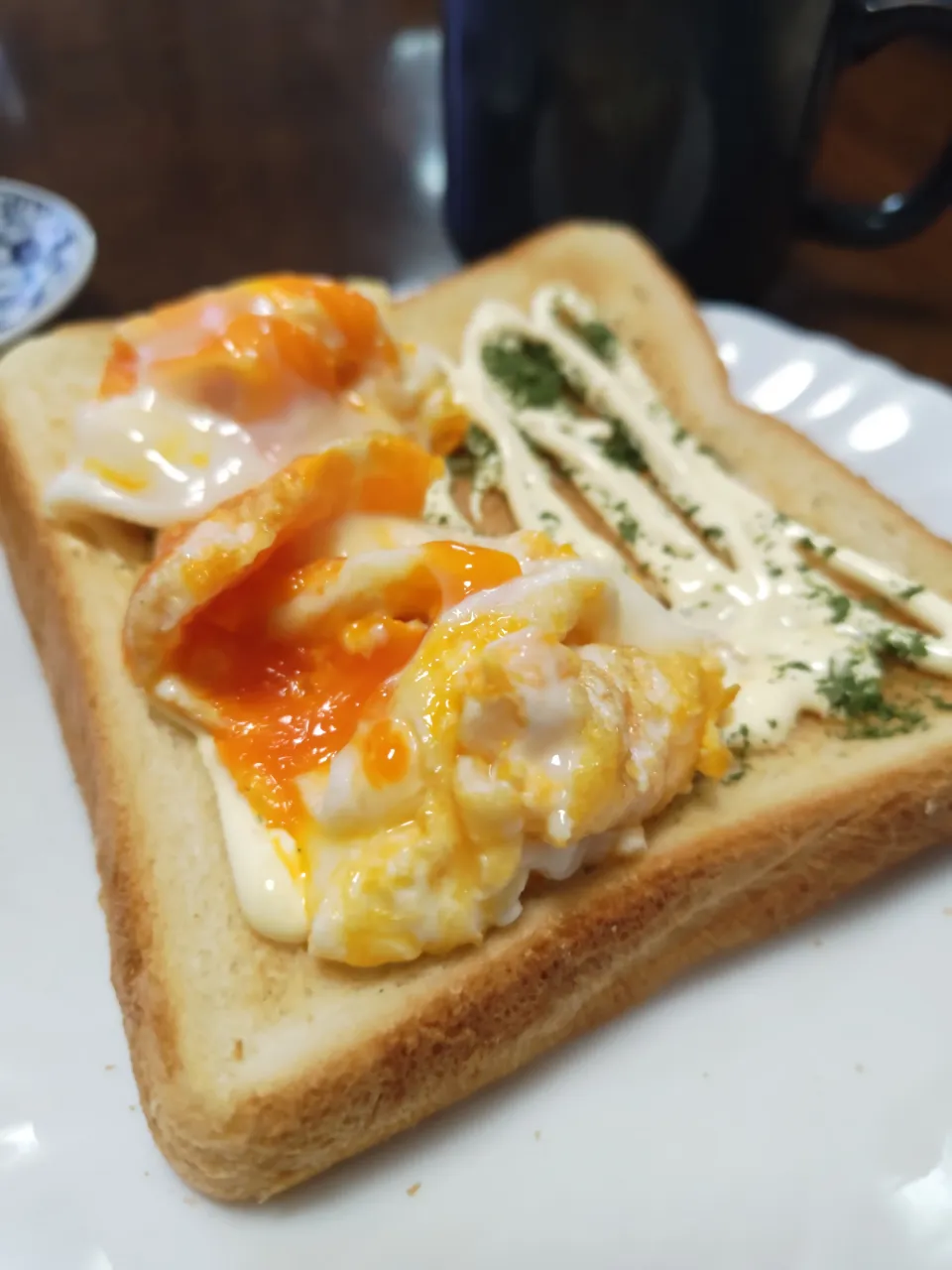 スクランブルエッグトースト|macchinaさん