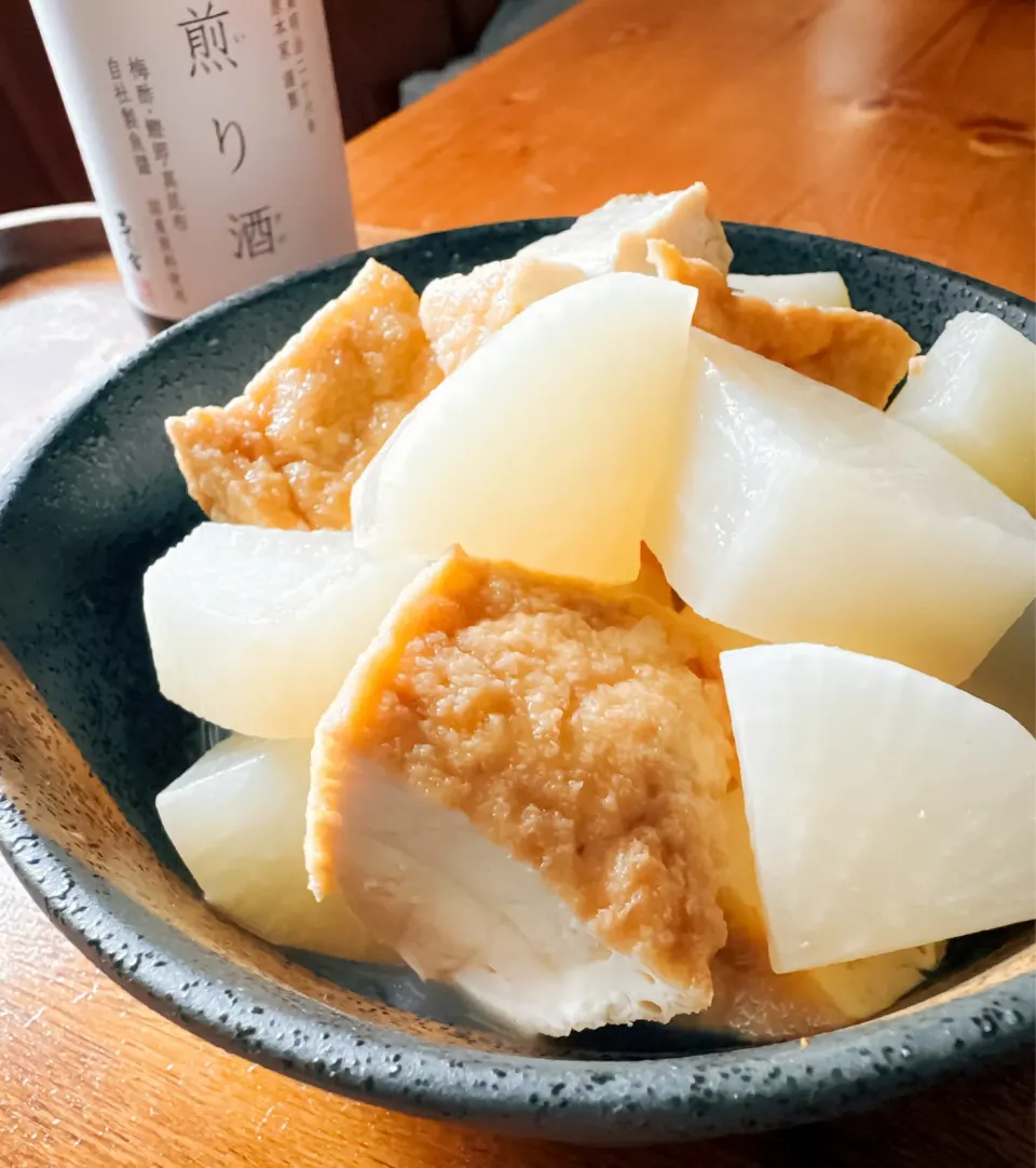 大根と厚揚げの炊いたん|にゃんぺこさん
