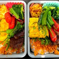 一口ステーキ弁当(ちょっとしかないけど)|💟しゅる姫さん