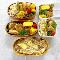 筍ご飯とつくねのお弁当🍱|ゆかりさん