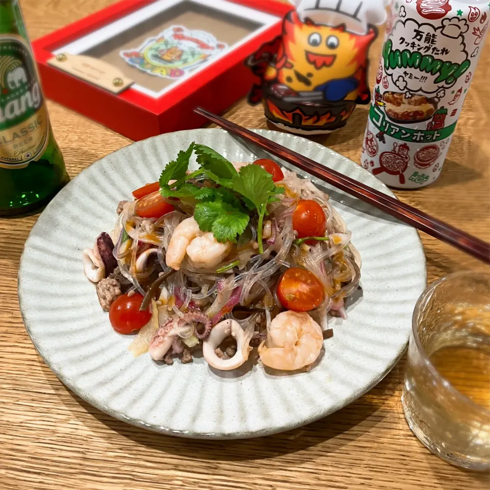【ヤマサ醤油さま】Yummy!コリアンホットでヤムウンセン|mi＊oriさん