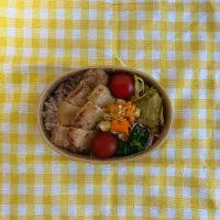豚バラ塩麹焼き、肉みそキャベツなど弁当|自炊始めたよんさん