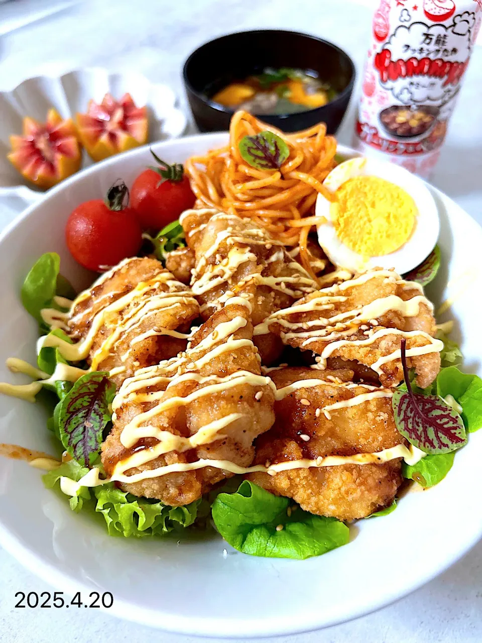 yummy唐揚げ丼|オーロラさん