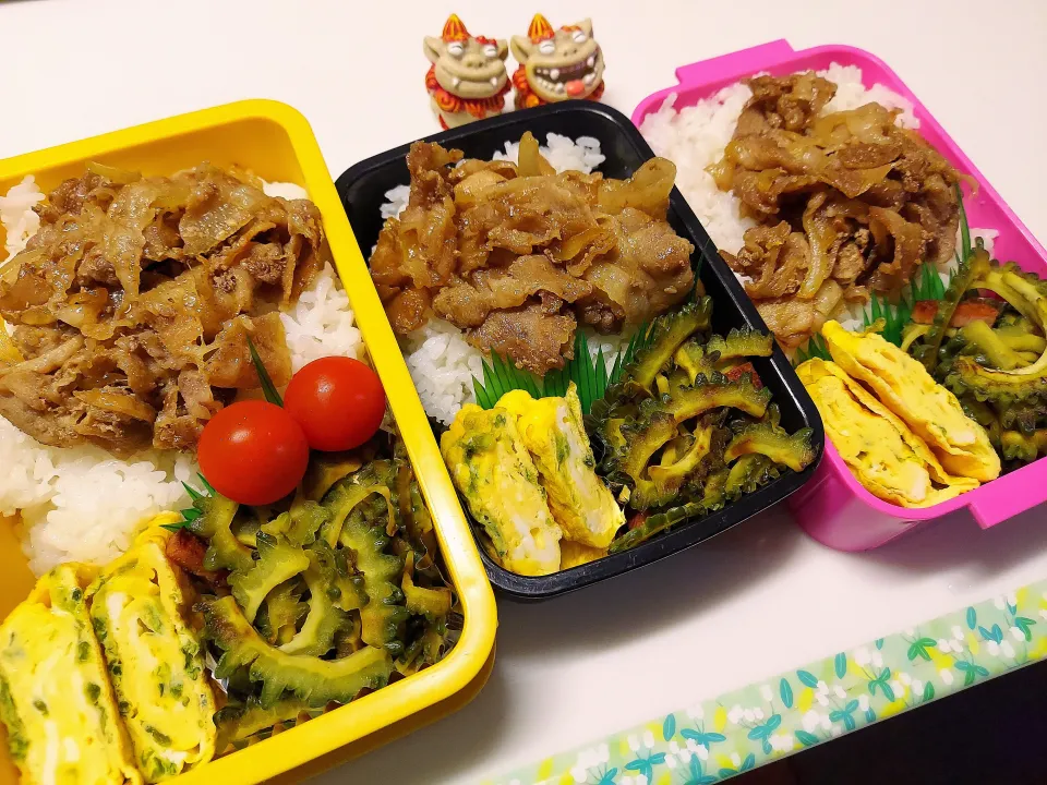 夫弁当､娘弁当､私弁当|みどりさん