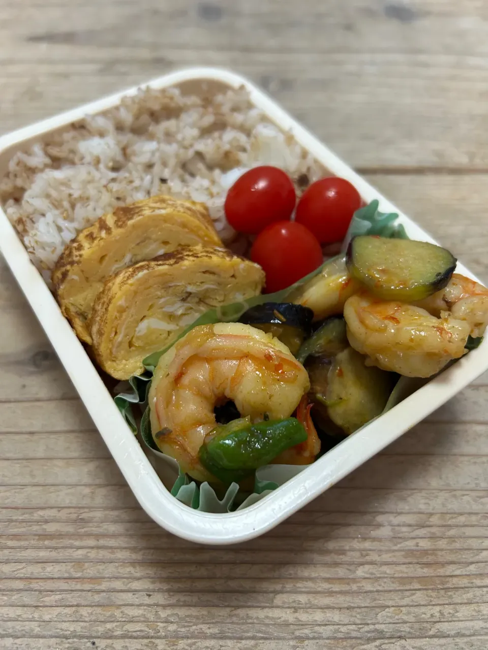 エビのココナッツカレー炒め弁当|junさん