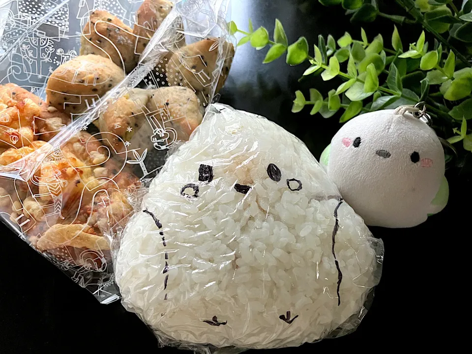 ＊0012.シマエナガ🕊️豚の生姜焼きおにぎり🍙娘ちゃんの高校生弁当🍱＊|＊抹茶＊さん