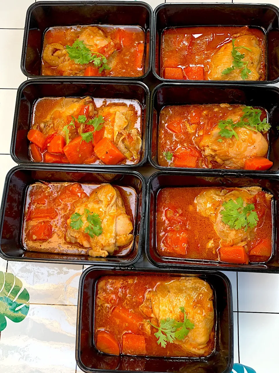ไก่อบซอสมะเขือเทศ / Baked chicken with tomato sauce|ple💕さん