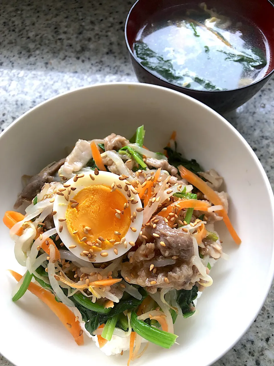 レンジでビビンバ丼|ヨウコさん