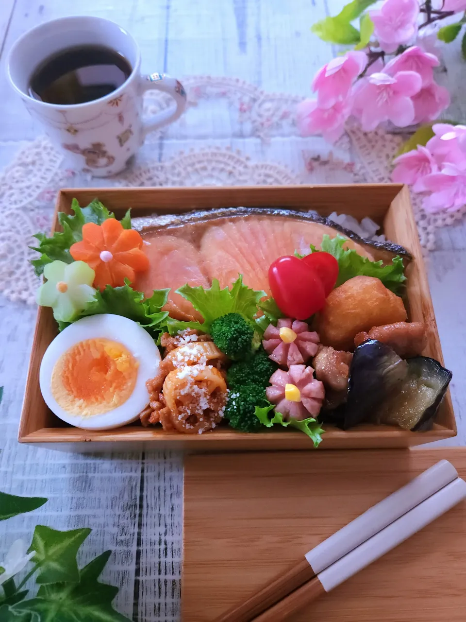 鮭弁当|sugar beansさん