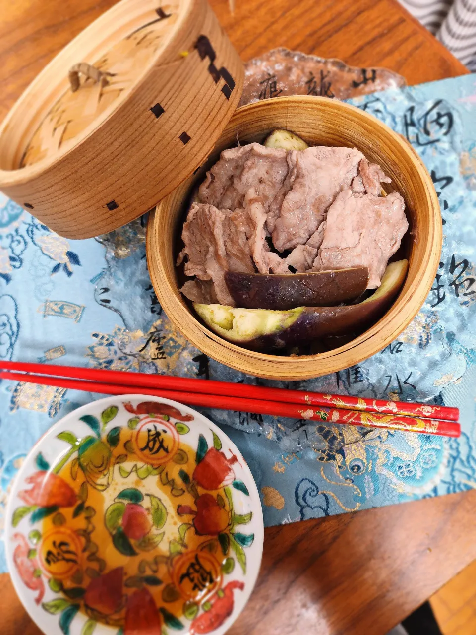 豚肉と茄子の蒸篭蒸し|Tokukoさん