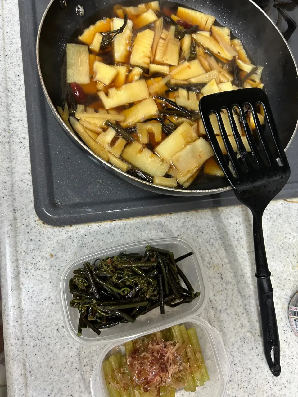 もらった山菜で作り置き|みやさん
