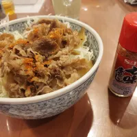 白米の代わりにキャベツ牛丼| かつ～やさん