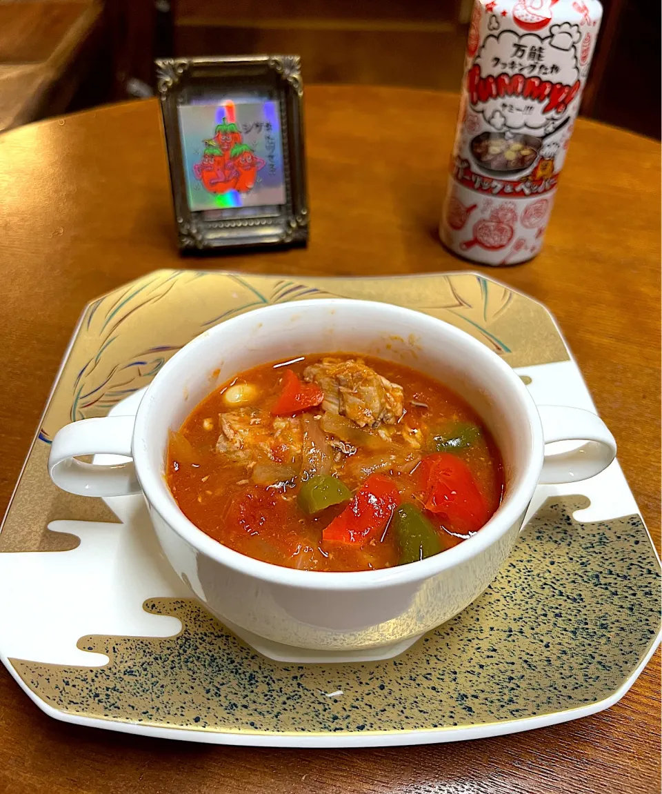 マリナラスープ＊ヤマサ万能クッキングタレ＊ガーリック🧄ペッパー|henryさん