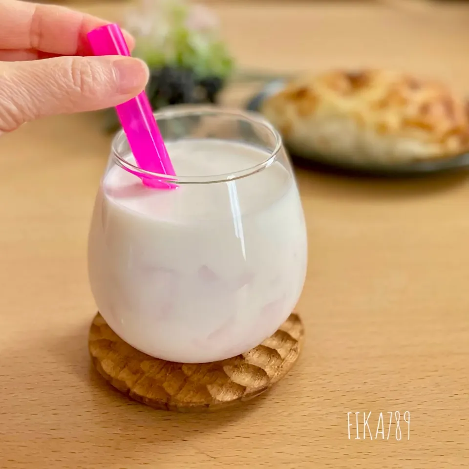 さくらプリンで つるんとミルク|FIKA789さん
