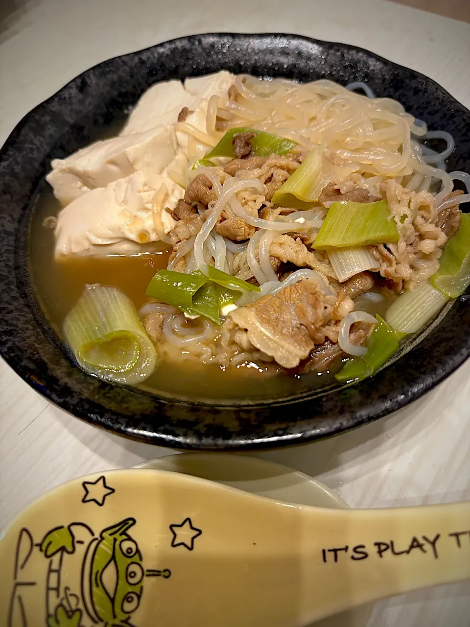 吉野家 冷凍牛丼の具で肉豆腐|こずりんさん