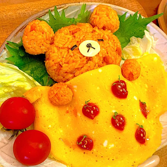 おやすみリラックマオムライス/すず | Snapdish[スナップディッシュ