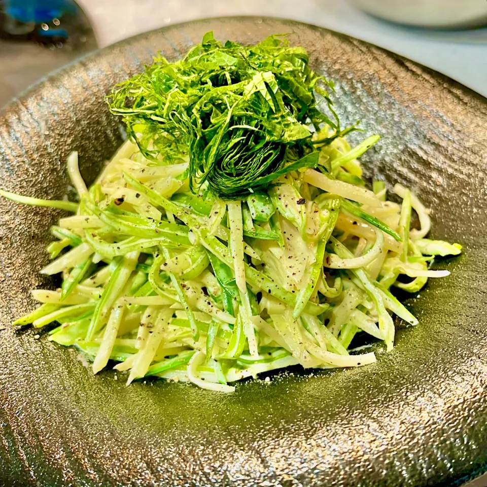 新じゃがと絹さやのサラダ|ぎんさん