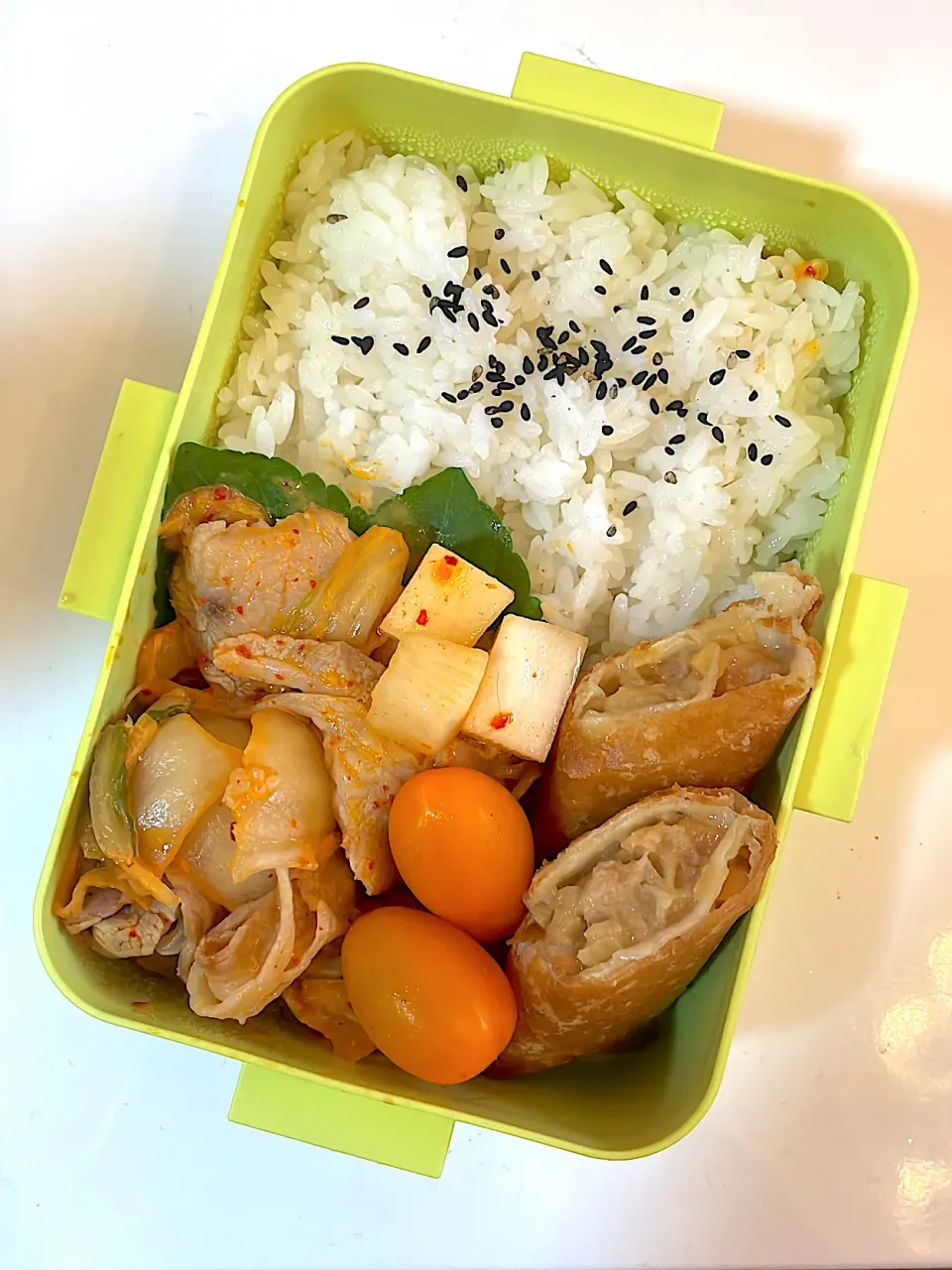 豚キムチ春巻弁当|yukikouさん