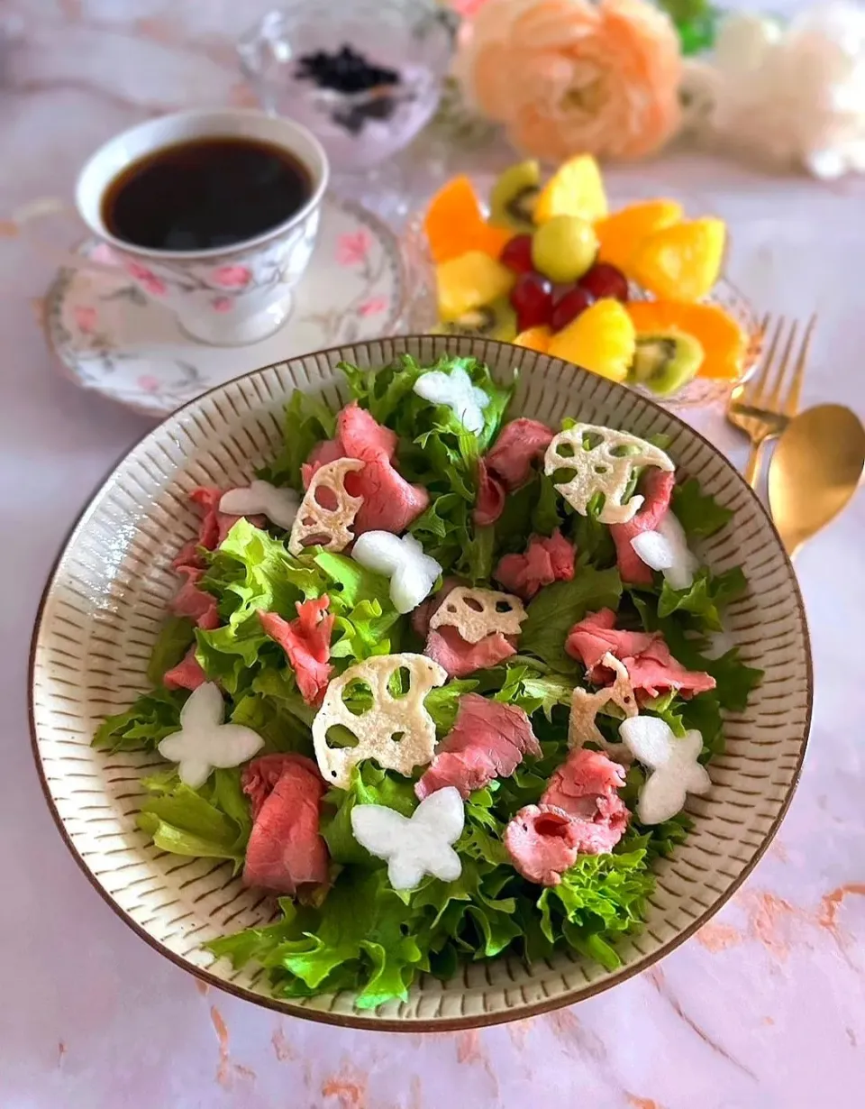 ローストビーフサラダ|🌼あかね🌼さん