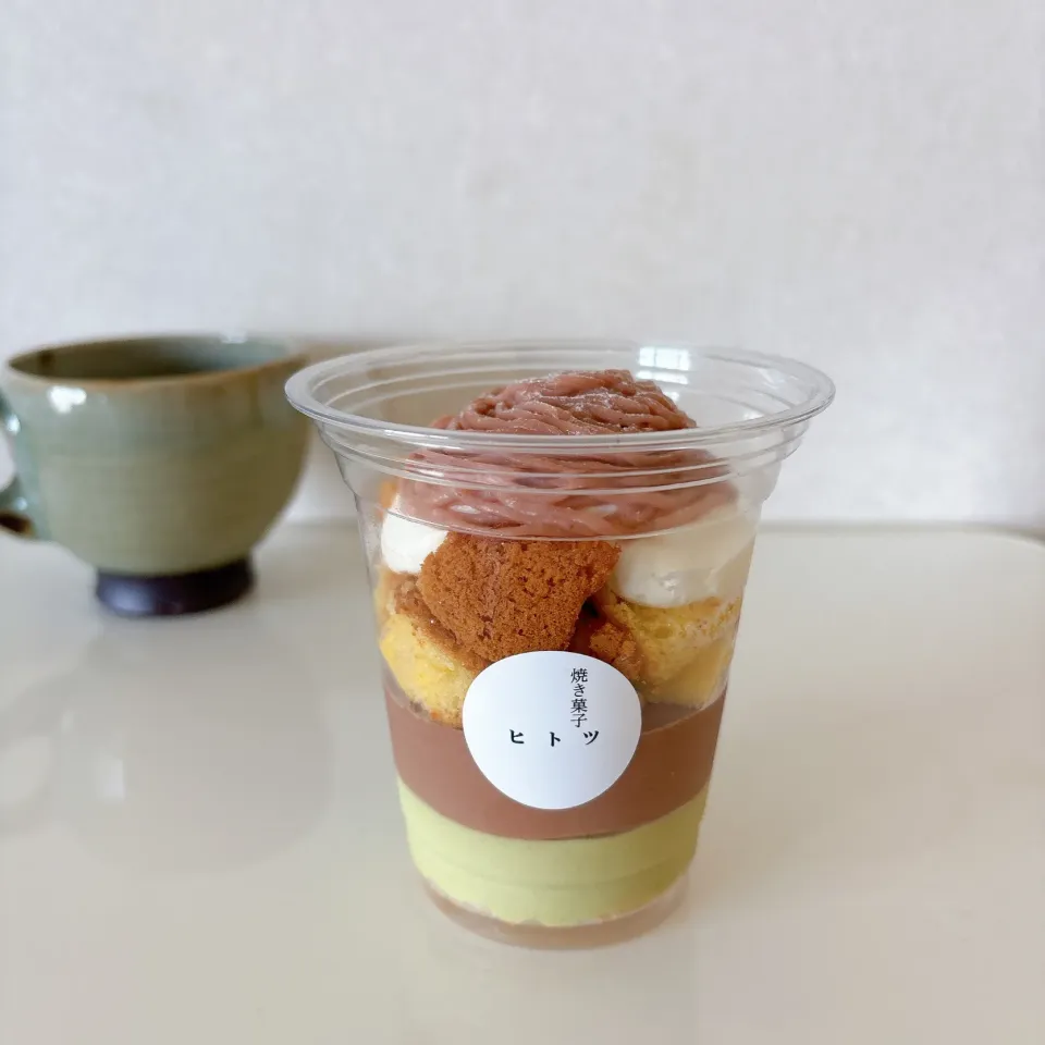 苺モンブランのムースカップケーキ|ちゃみこさん