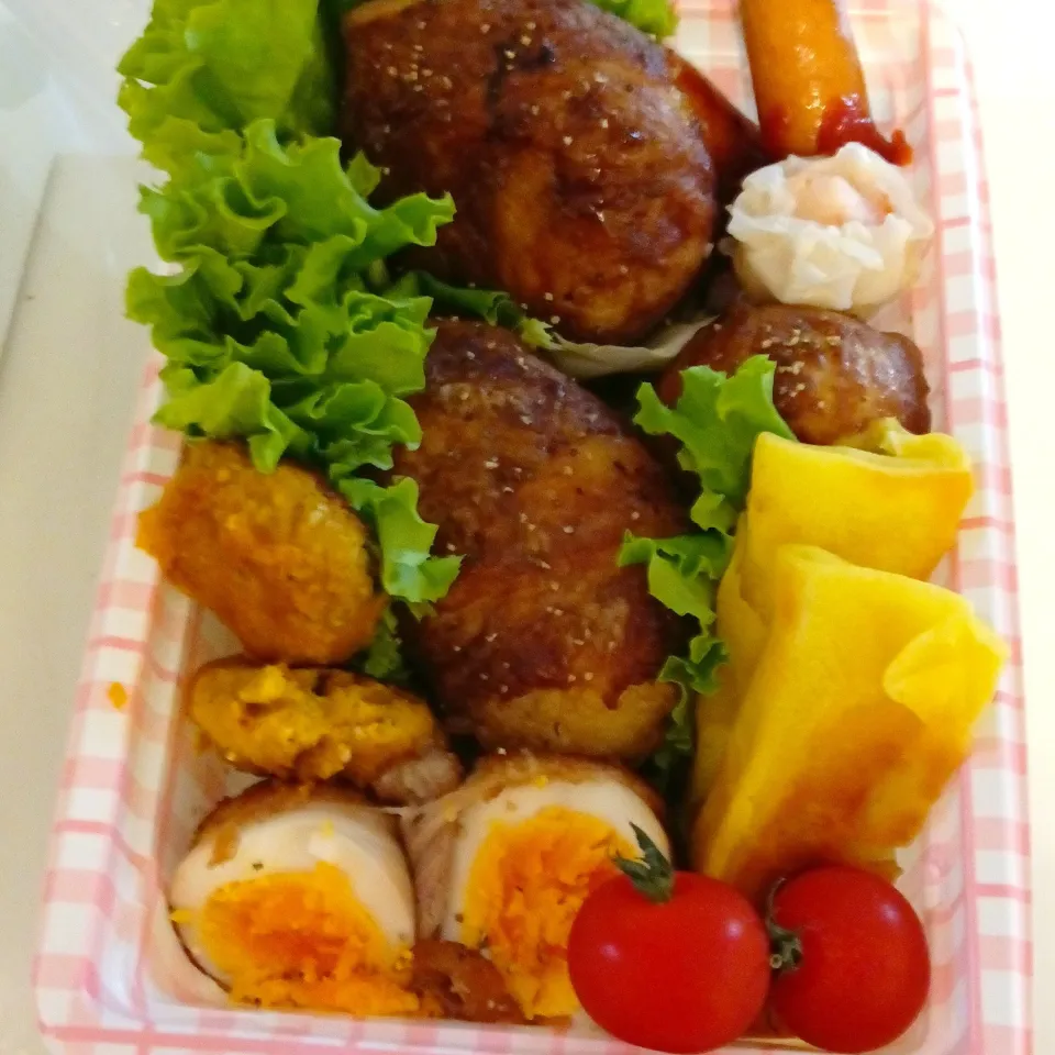 肉巻きおにぎり弁当|s-iさん
