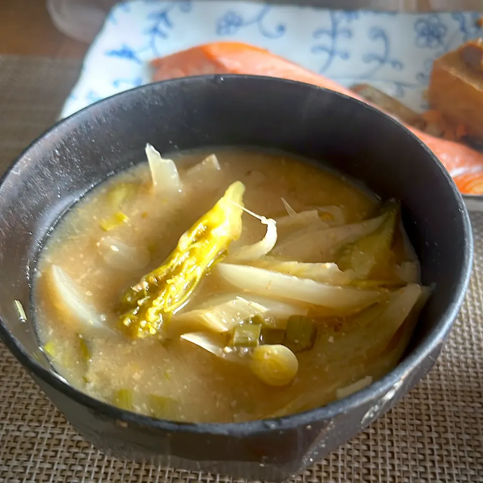 糠漬けのお味噌汁|Toras Kyokoさん