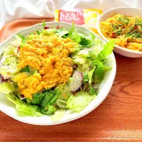 エバーエッグがけ生野菜サラダ