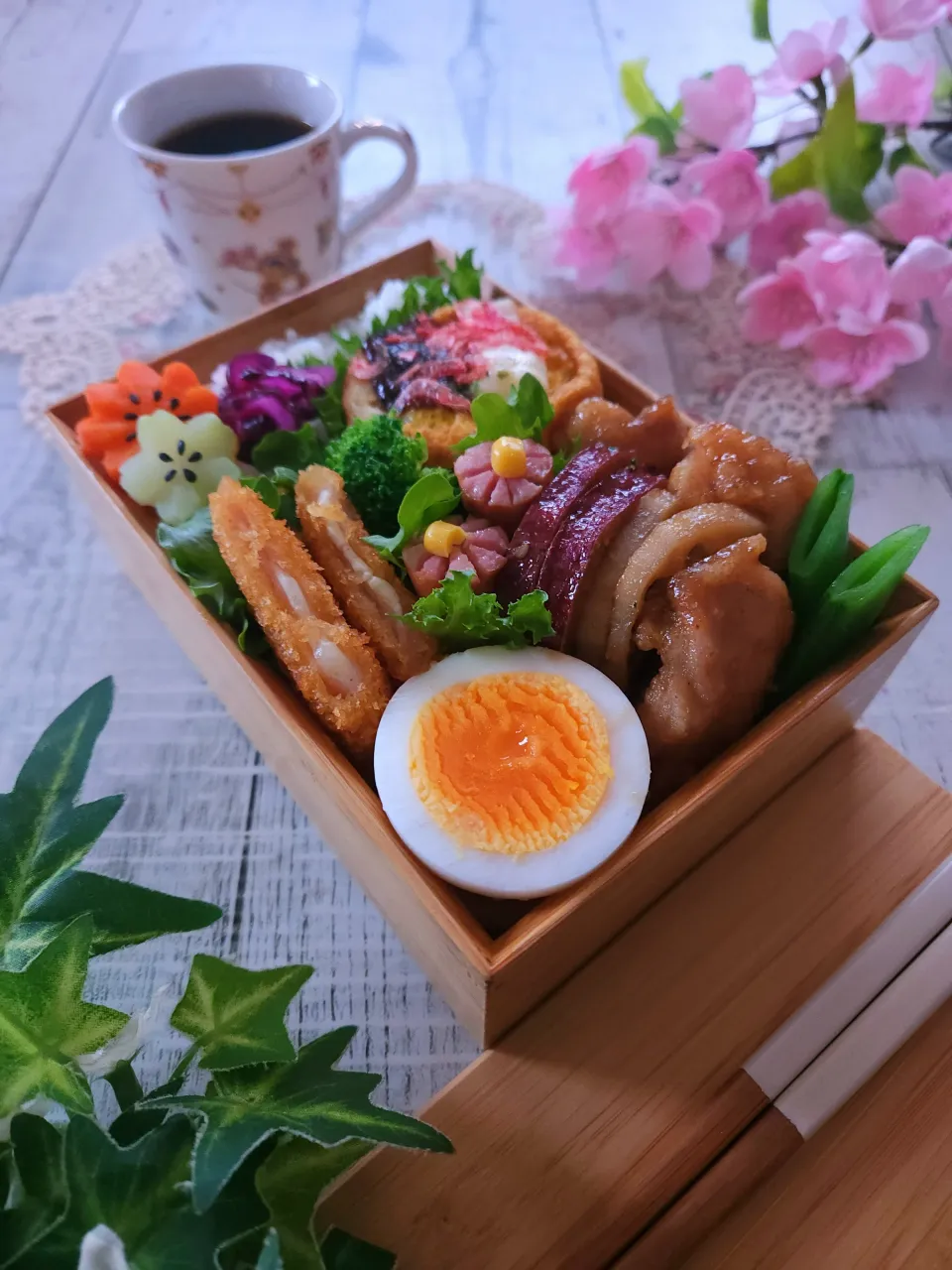 鶏肉甘酢炒め弁当|sugar beansさん
