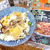 冷凍牛丼の具で旬のたけのこごはん|cha_chiさん
