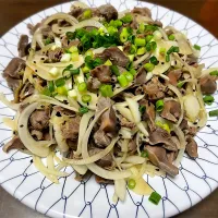 砂肝と新玉のポン酢和え|ちゃっぴ〜さん