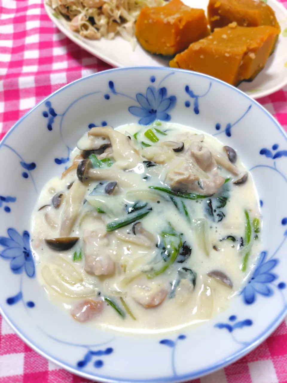 豚こまとほうれん草のクリーム煮|藤さんちのごはんさん