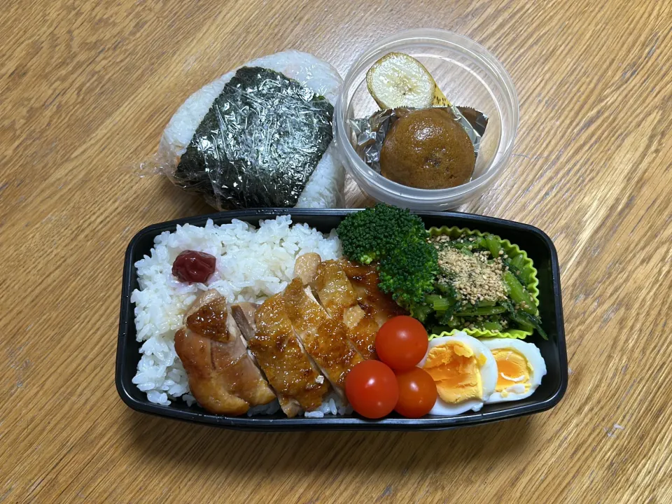 4/22 鶏の照焼き弁当|ゆさん