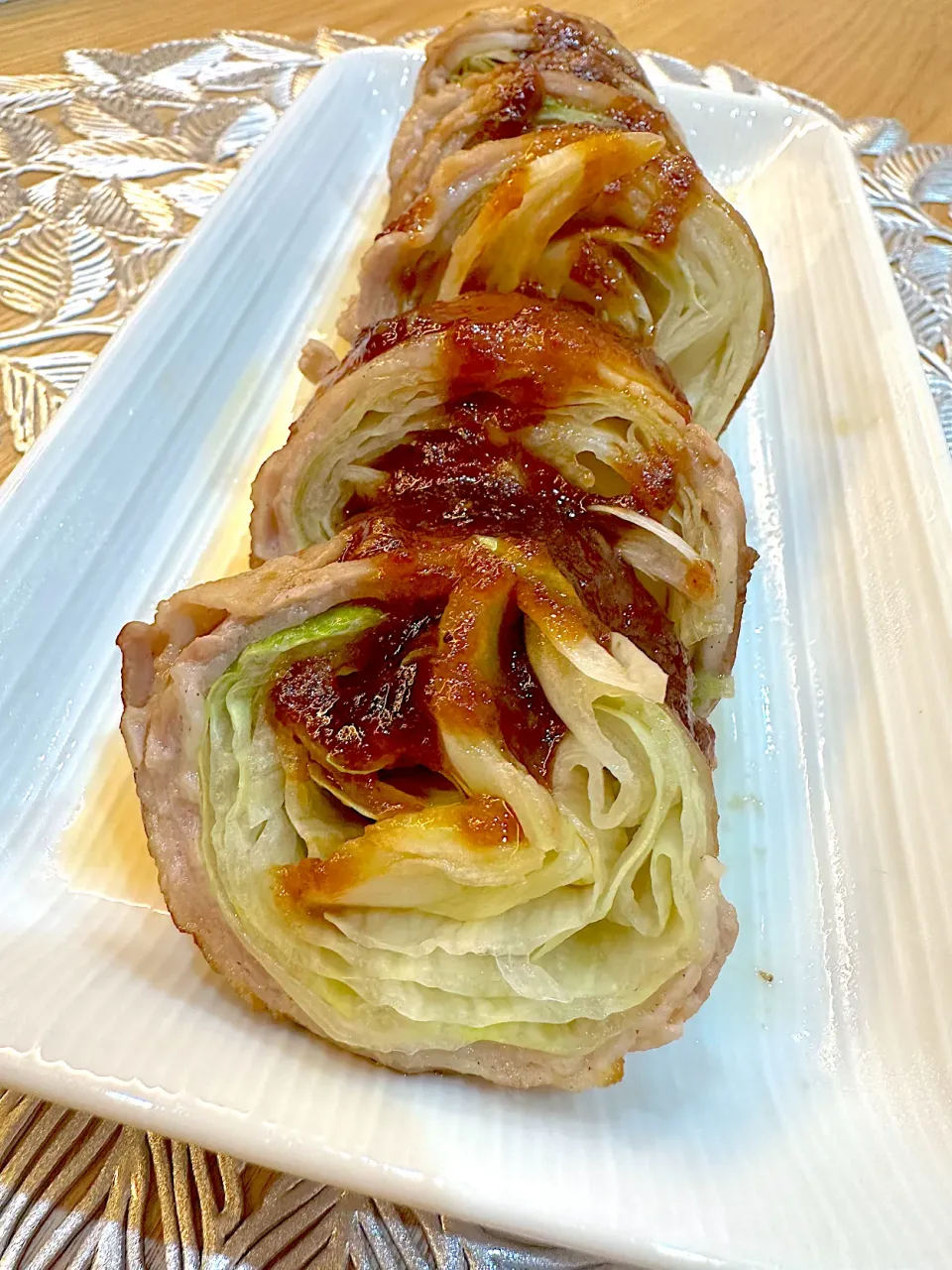 豚バラレタス巻き焼き|akkaさん