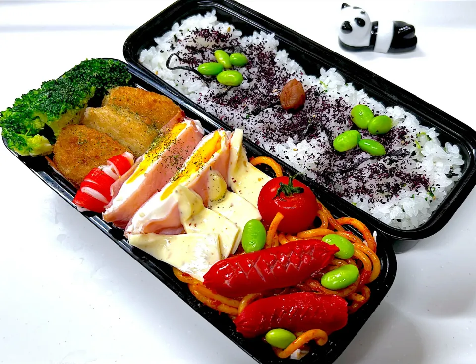今日の弟のお弁当🍱です|パンダ🐼🐼パンダさん