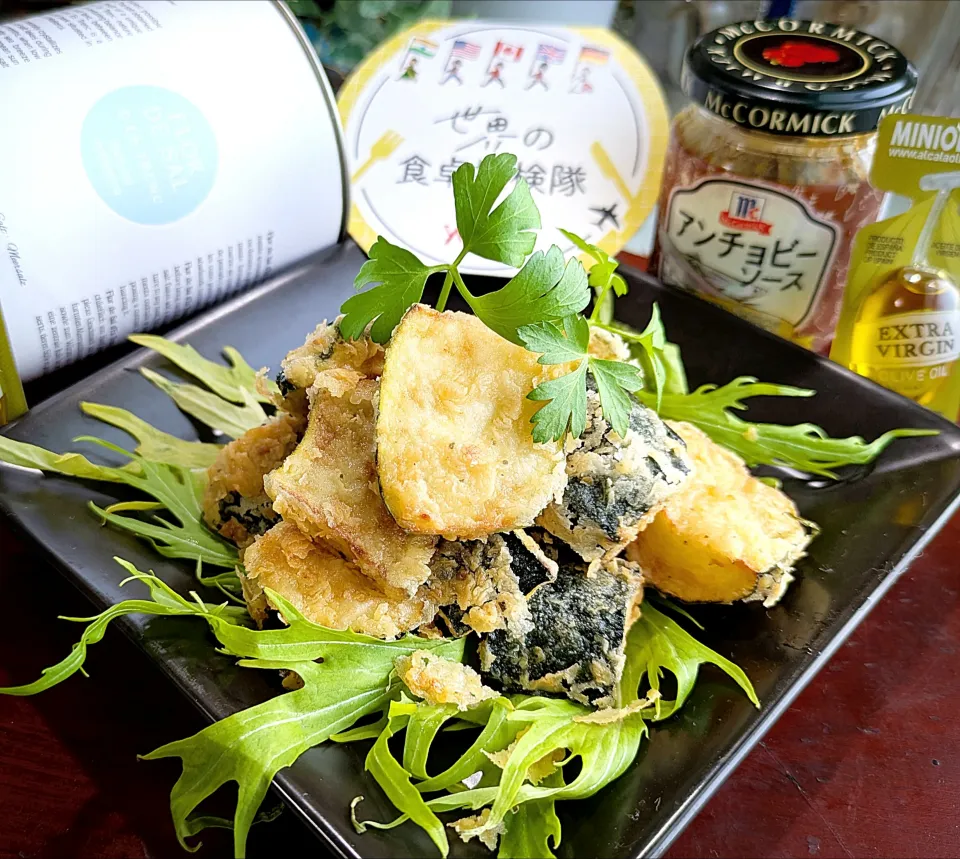🌏『世界の食卓探検隊』🇮🇹イタリア料理
【🇮🇹ズッキーニのフリット】|ayaさん
