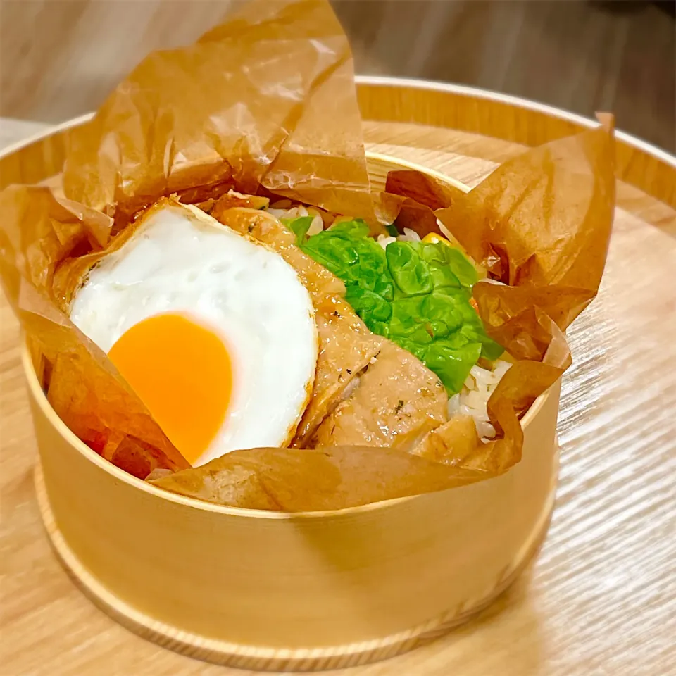 鶏肉のガーリックバター焼き弁当|mi__yunさん