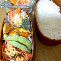 息子弁当と私弁当。|マイさん