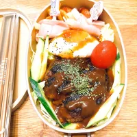 ハンバーグ弁当|hiromiさん