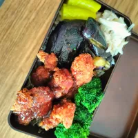 茄子ととりの照り焼き弁当| izumiさん