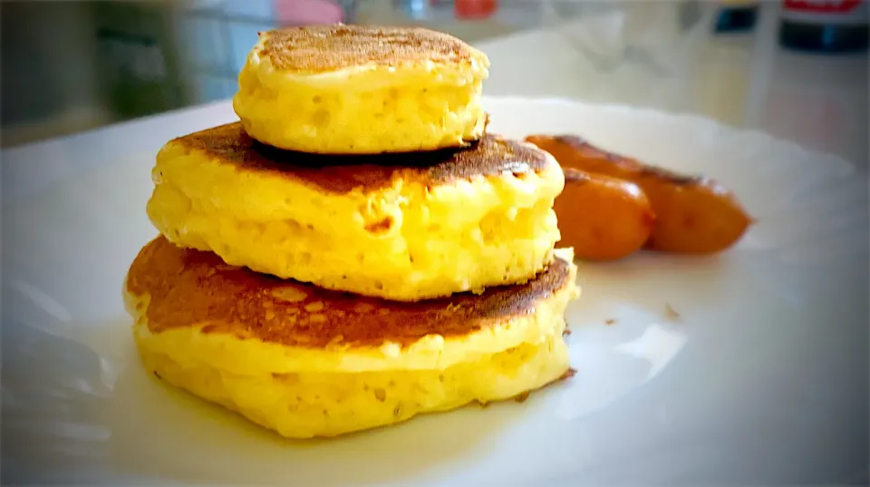 ホットケーキ　娘作|白子舞茸さん