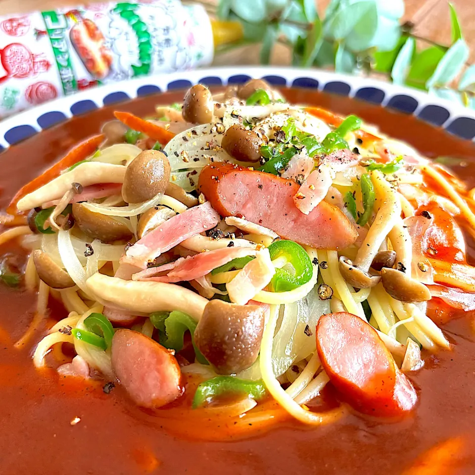餡掛けスパゲッティ🍝ヨコイのミラカン風|みずほさん