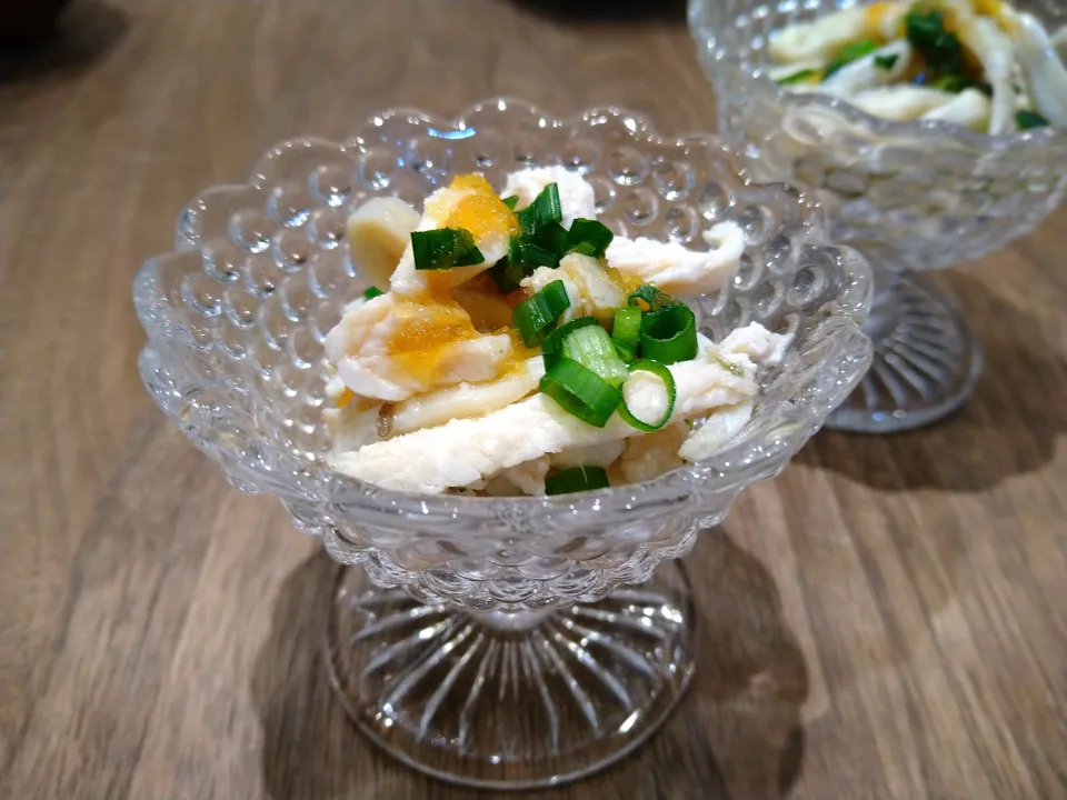 鶏皮ぽん酢|古尾谷りかこさん