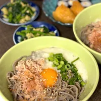 ぶっかけ山かけツナ蕎麦|rocky01さん