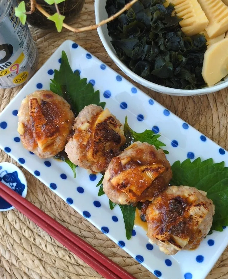 筍入り豚ﾊﾞｰｸﾞ|まりおさん