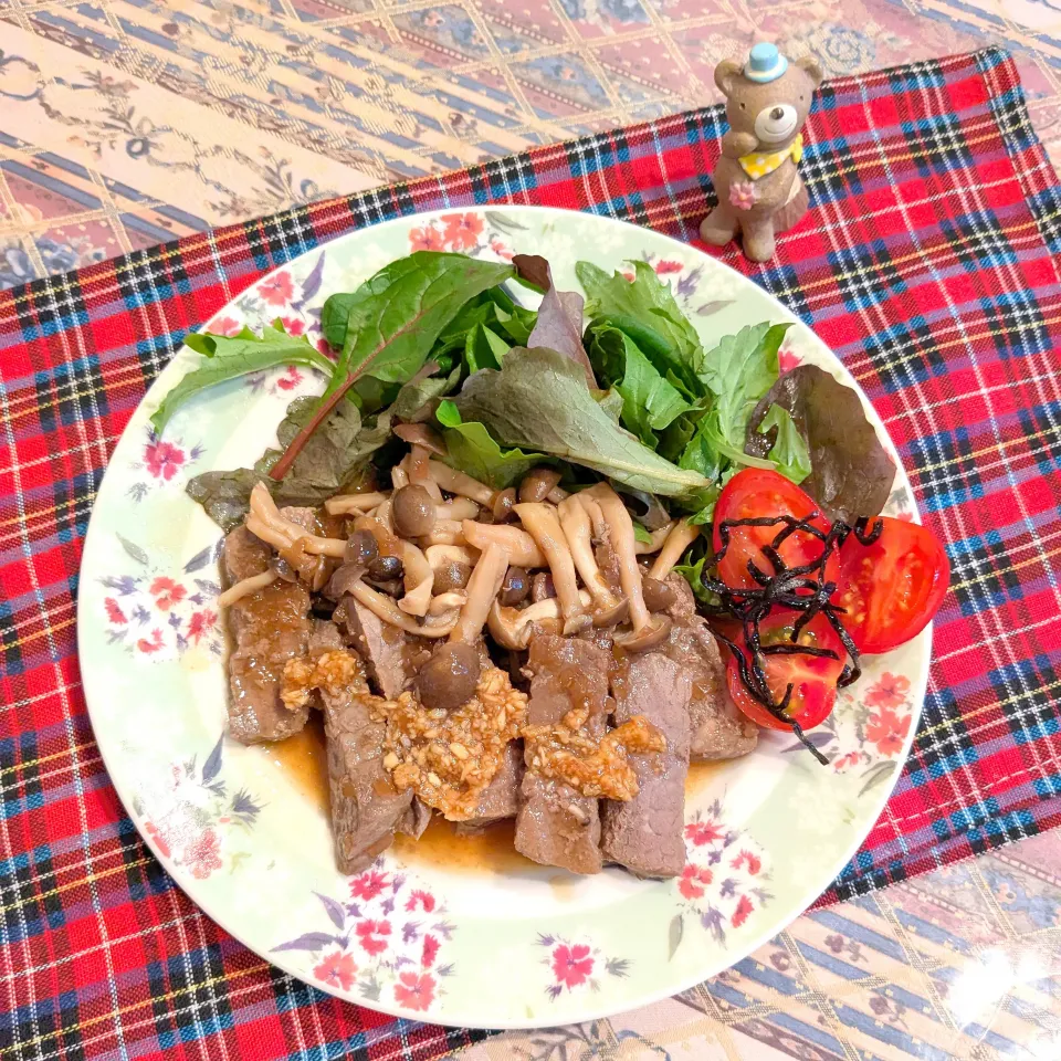 牛肉としめじの山わさび醤油焼き|naonaomimichanさん