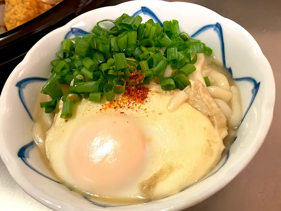 天然真フグ出汁のおでんの残り汁のフル活用 地元で1番こしなしほにゃほにゃ麺のうどん◥█̆̈◤࿉∥|🐈⸒⸒⸒⸒つるのダンス🐈🐾さん