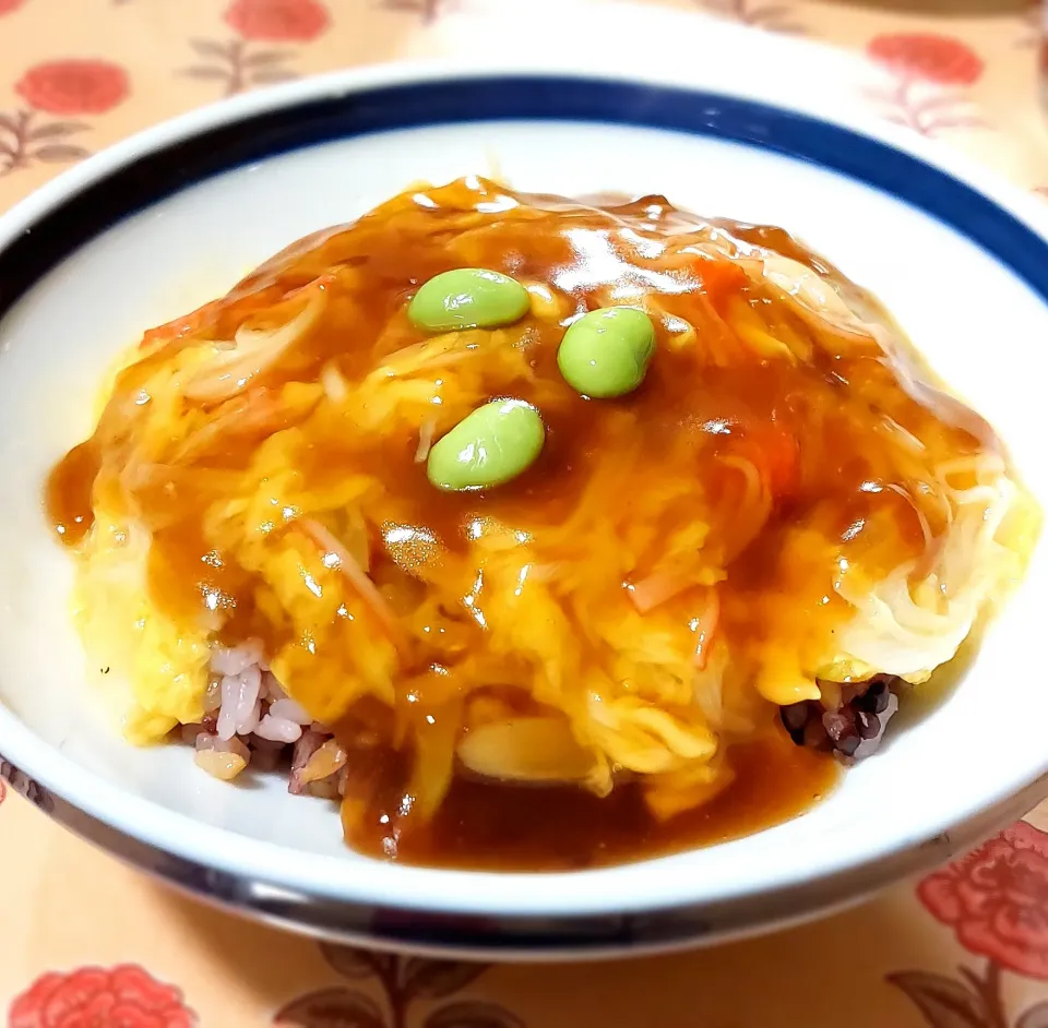 エバーエッグ天津飯|きつねさん