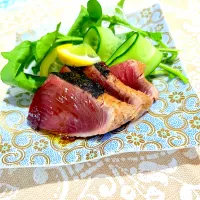 カツオサラダ自家製バルサミコドレッシング|Tomoさん