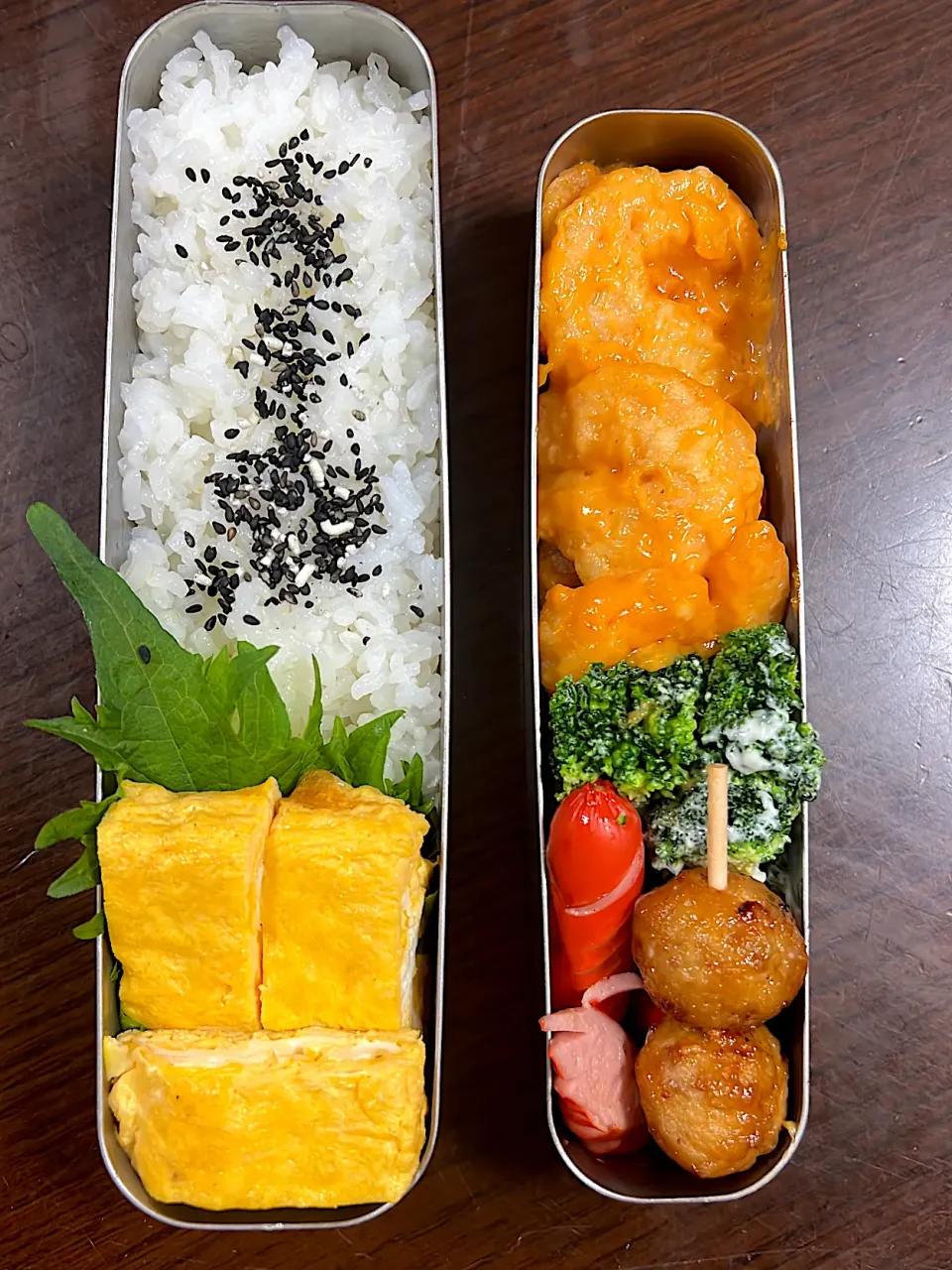 毎日弁当（エビチリ）|らむぴさん