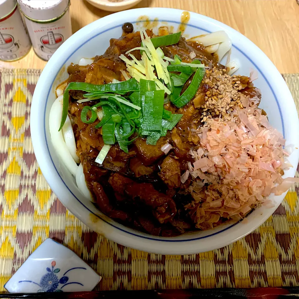 カレーうどん　#武蔵野うどん　茸と牛蒡|KimaLABOさん
